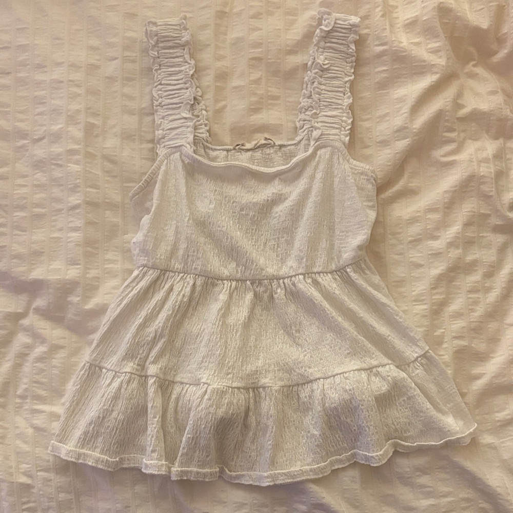Altar'd State Cream Textured Dress